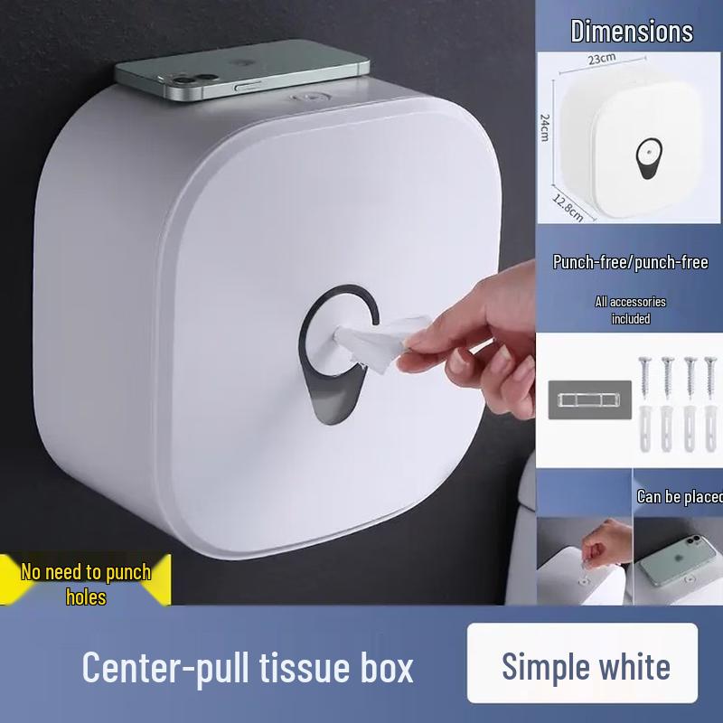 

Waterproof Hotel Bathroom Toilet Paper & Tissue Holder