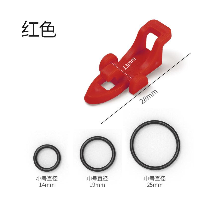 1 Sets New Fishing Rod Pole Hooks Keeper Rod Clip Hanging Hook Plastic Fishing Lure Spoon Baits Holder Fishing Accessories New