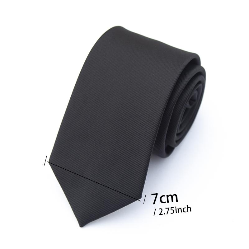 

Black Neck Ties for Men Women Casual Suits Solid Tie 6cm 7cm 8cm Gravatas Skinny Mens Gift Neckties Business Wedding Accessories