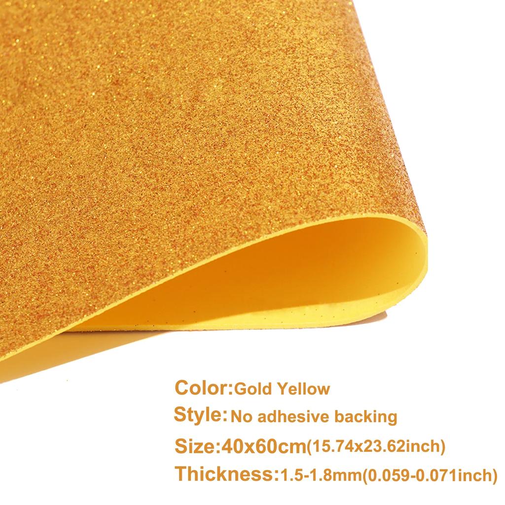 1pcs 40cm x 60cm Golds Powder Glitter EVA Foam Sheet Sponge Paper Foam Paper DIY Handmade Supplies Without Glue
