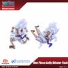 8-Pack Officially Licensed One Piece Luffy Sticker Pack – Creative Decorative Stickers for Journals and Perfect as Gifts.