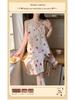 2025 Sweet Princess Style Cloud Cotton Camisole Set with Chest Pads for Women - Summer Home Pajamas