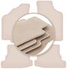 PREMIUM Beige Floor Mats For: Volkswagen Polo III 6N Hatchback, Sedan, Classic 1994-1999