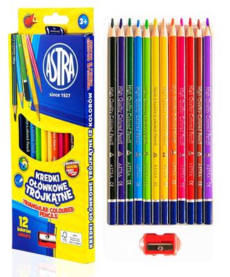 Triangular Pencil Crayons 12 Colors