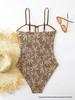 Summer 2026 Bohemian Halter Backless One-Piece Swimsuit