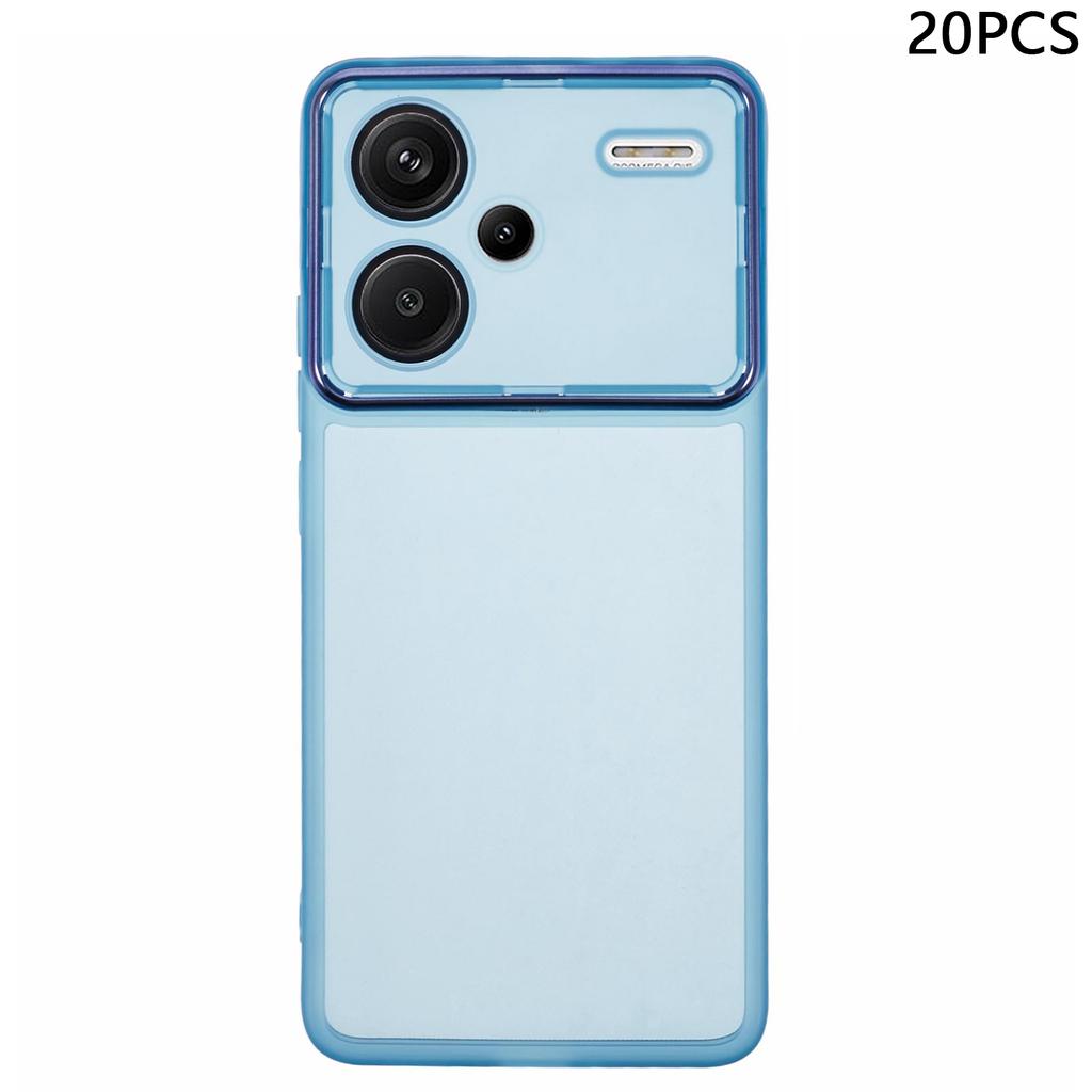 Bulk Purchasing 20Pcs For Xiaomi Redmi Note 13 Pro+ 5G Case Electroplated Camera Frame TPU Phone Cover Precise Cutouts