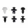 Universal Auto Fastener Clips 100Pcs Car Bumper Fender Retainer Rivet Pin Door Trim Panel Clips