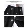 Elegant Heart Print Black Midi Skirt for Women - 2026 Spring/Autumn Age-Reducing Style