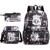 Zaino da Tifoso di Calcio per Bambini e Ragazzi Manchester United Semplice Casual Zaino Giornaliero Borsa a Spalla con Astuccio