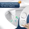 Non-Electric Left-Hand Bidet Self Cleaning Dual Nozzle  Fresh Water Bidet