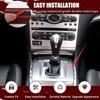 Center Console Gear Shift Panel Cover Sticker ABS Interior Trim Compatible with Infiniti G37 2009 2010 2011 2012 2013 G25 2011 2012 Gear Shift Panel