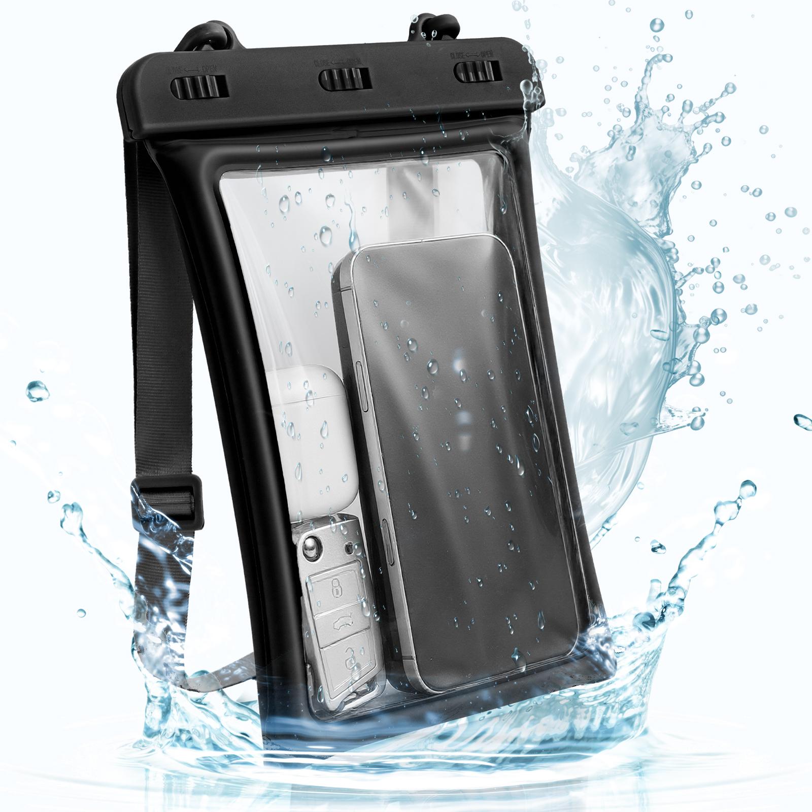 Oatsbasf Full View Waterproof Phone Pouch Case Waterproof Phone Case Transparent Dry Bag Underwater Universal for iPhone Samsung