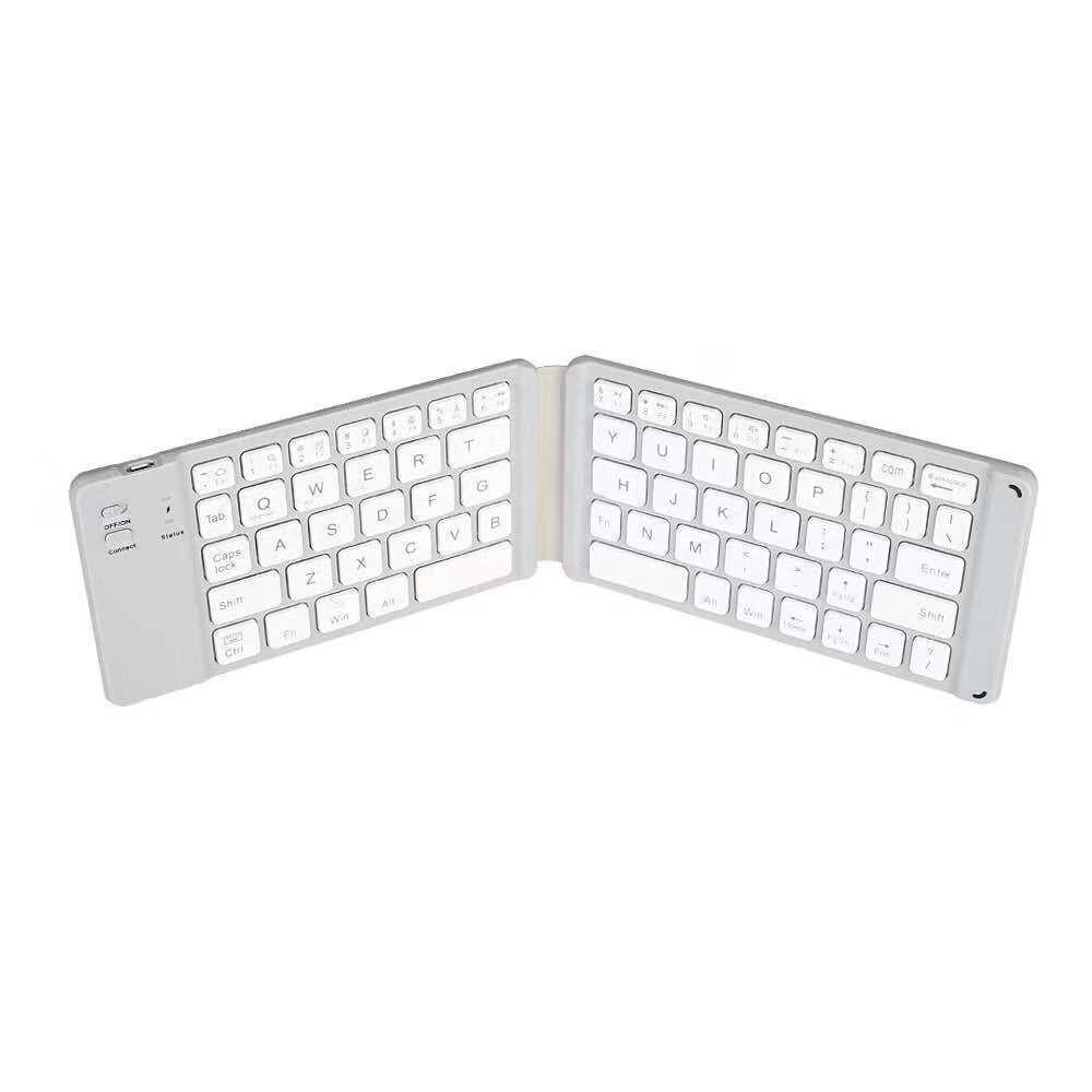Foldable Bluetooth Keyboard & Silent Mouse Set for Huawei, iPads, Tablets