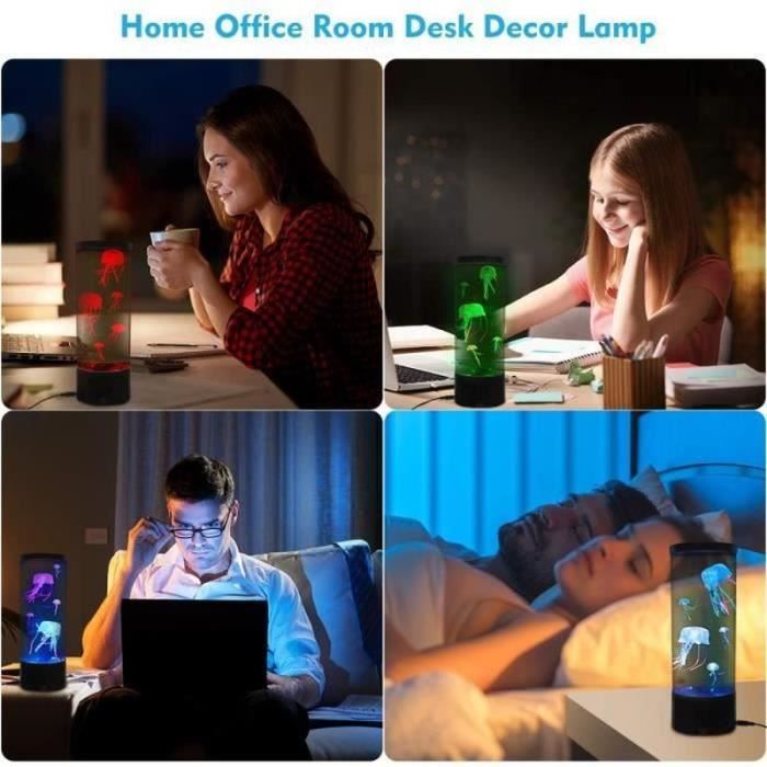 Lampe Méduse - CHANGM - 7 Couleurs LED - Électrique - Intérieur - Design Contemporain