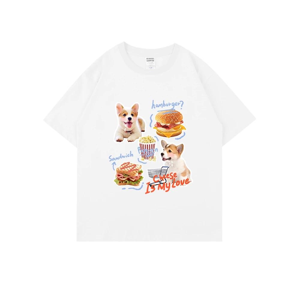 Kittens Avatar Blouse Women's T-shirt Female Y2k Clothes Girls Kawaii Tops House Pet Print Streetwear Cute Cat Graphic Clothing