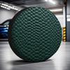 1pc Green 2D Flat Printed Tire Cover Made Of Polyester, Suitable For RV Essentials, Perfect As New Year Gifts, And Does Not Requ