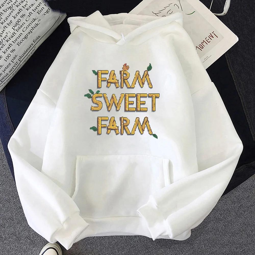 Stardew Valley Hoodie Casual Game Clothes Printed Graphic Sweatshirts Unisex Hoody Autumn Fleece Long-sleeve Retro Style Tops