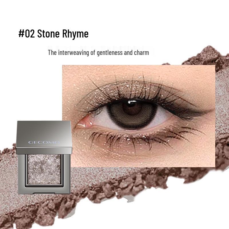 Manwan Select Dreamland Einzelner schimmernder Lidschatten-Palette - Langanhaltend, Aufhellend, Feiner Glitzer, Nicht absetzend.