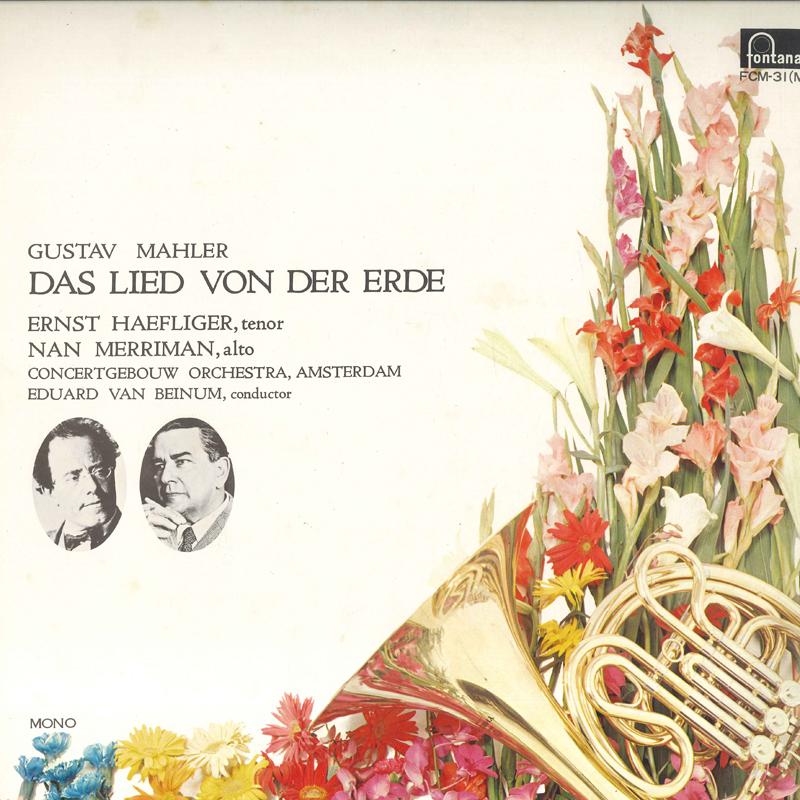 

LP Record - Mahler: Das Lied von der Erde FCM31M FONTANA Japan Classical Used