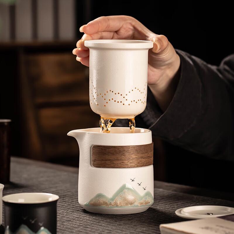 Guo Zi National Trend Ceramic Kung Fu Tea Set