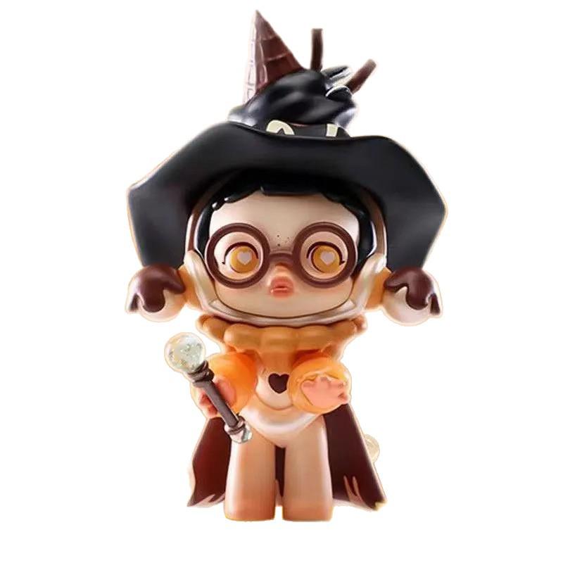 SKULLPANDA Candy Monster Town Blind Box Figure - Trendy Desktop Ornament & Car Toy for Kids