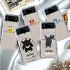 Capa de luxo para Samsung Galaxy Z Flip 3 4 5G Funda Z Flip3 Clear PC Hard Shockproof Back Phone Coque Shell Pokemon Cute Anime