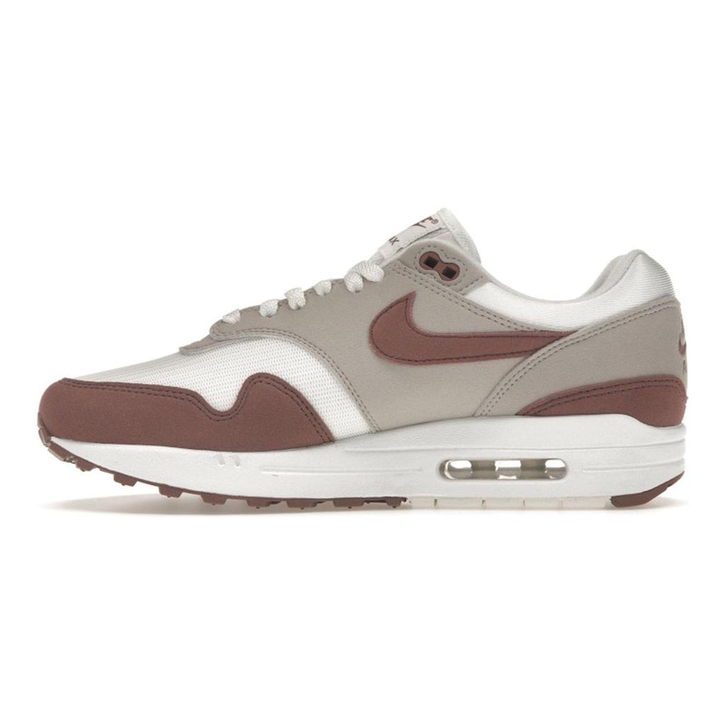 Nike Zapatillas Air Max 1 Smokey Mauve para mujer, color rosa, blanco y blanco, DZ2628-104
