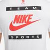 Nike Printed Logo Solid Color Crew Neck Short Sleeve T-Shirt Men Tops White DJ2729-100