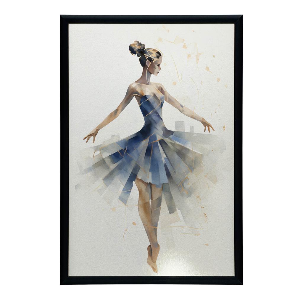 The Elegance of the Ballerina's Dance The Elegance of the Ballerina's Dance, 30X40 Cm, Without Frame, Premium Canvas On Stretcher