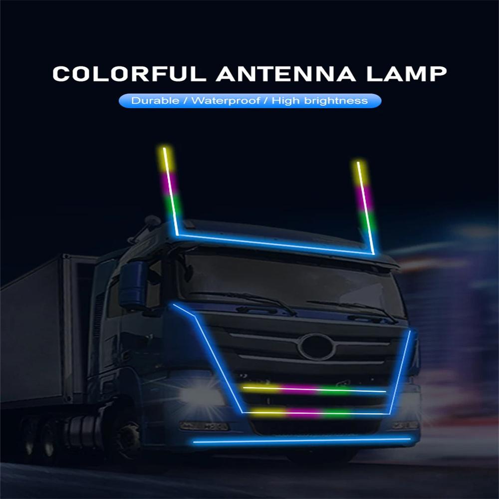 60 cm 24 V LED-Peitschenleuchte für Autos, LKWs, Antennen, Anhänger, nachgerüstete LED-Blinker-Pilotleuchte