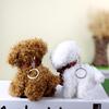 Lovely Dog Keychain Compact Handbag Pendant Stuffed Animal Dog Toy for Key