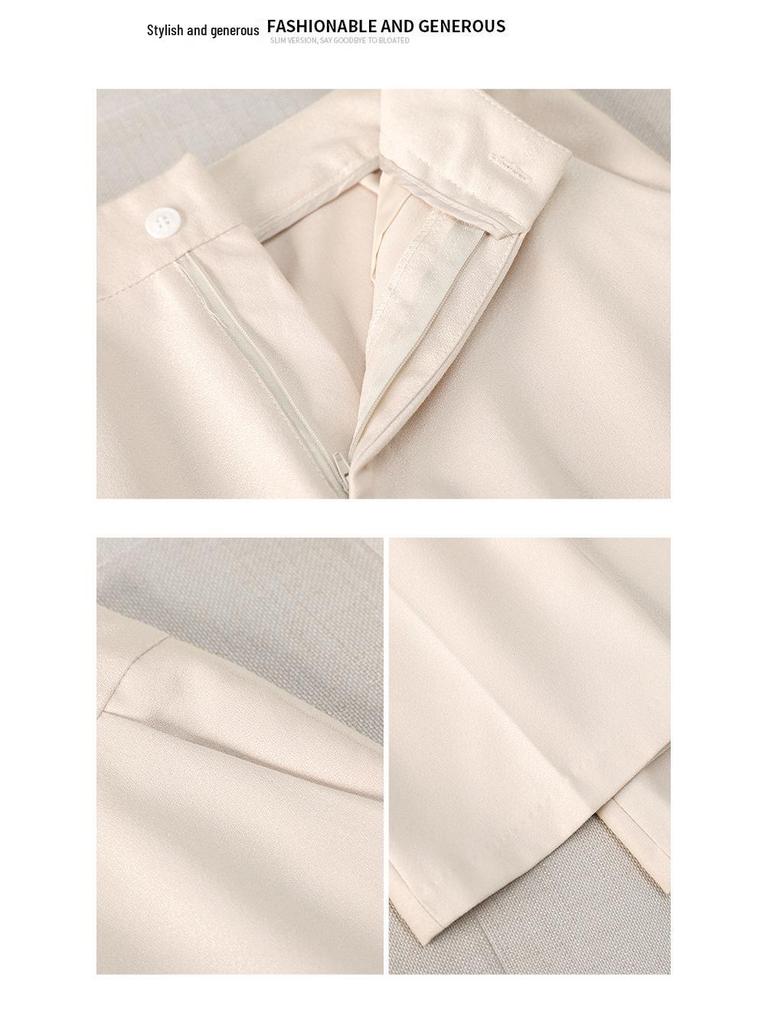 Women's Pink Slim Fit Professional Suit - Spring/Autumn 2026 High-End Formal Wear