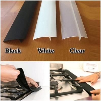 1PCS Black/White/Clear Stove Counter Gap Cover Gap Filler Home Decor