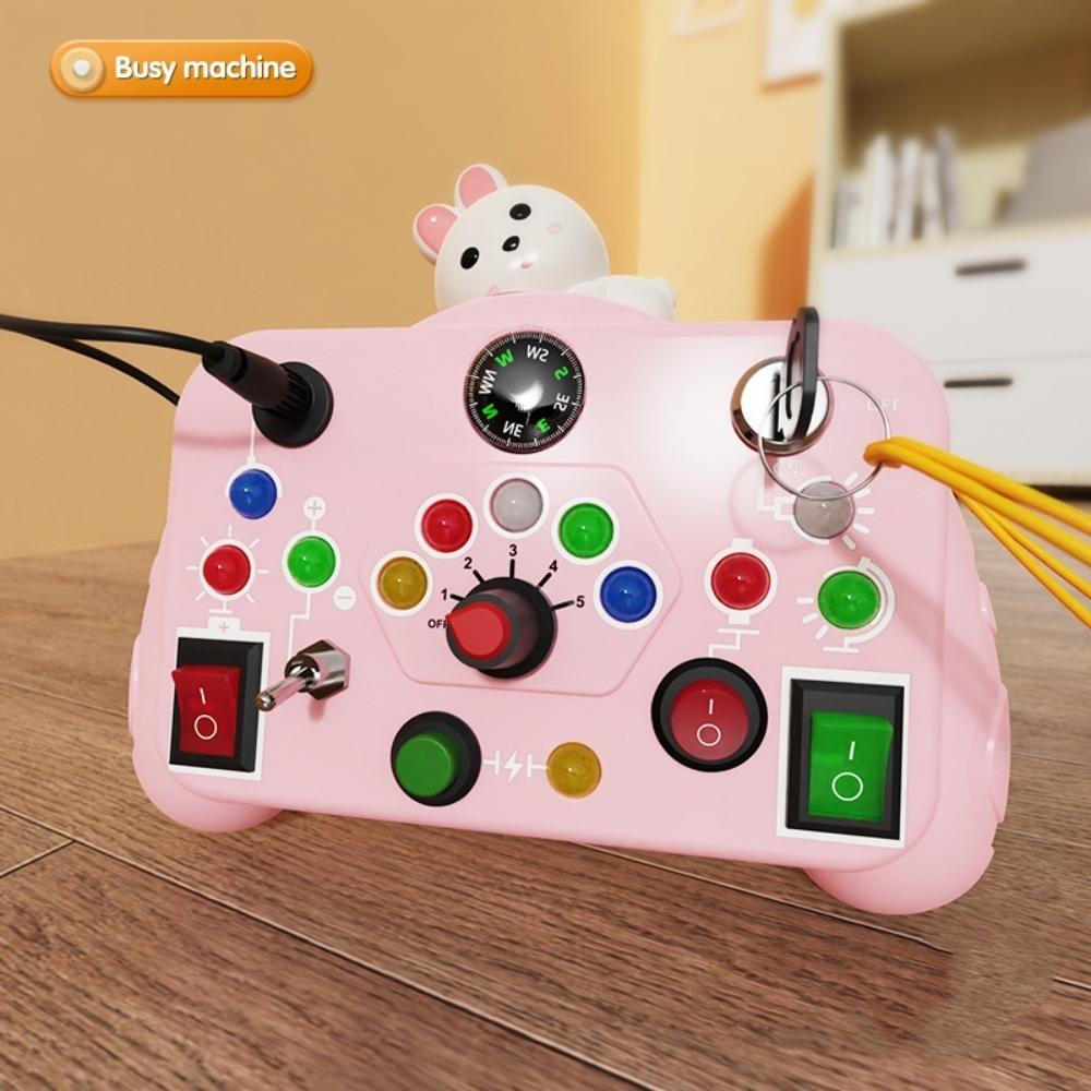 with LED Light Baby Sensory Board Switch Toy  For Kids Preschool Learning