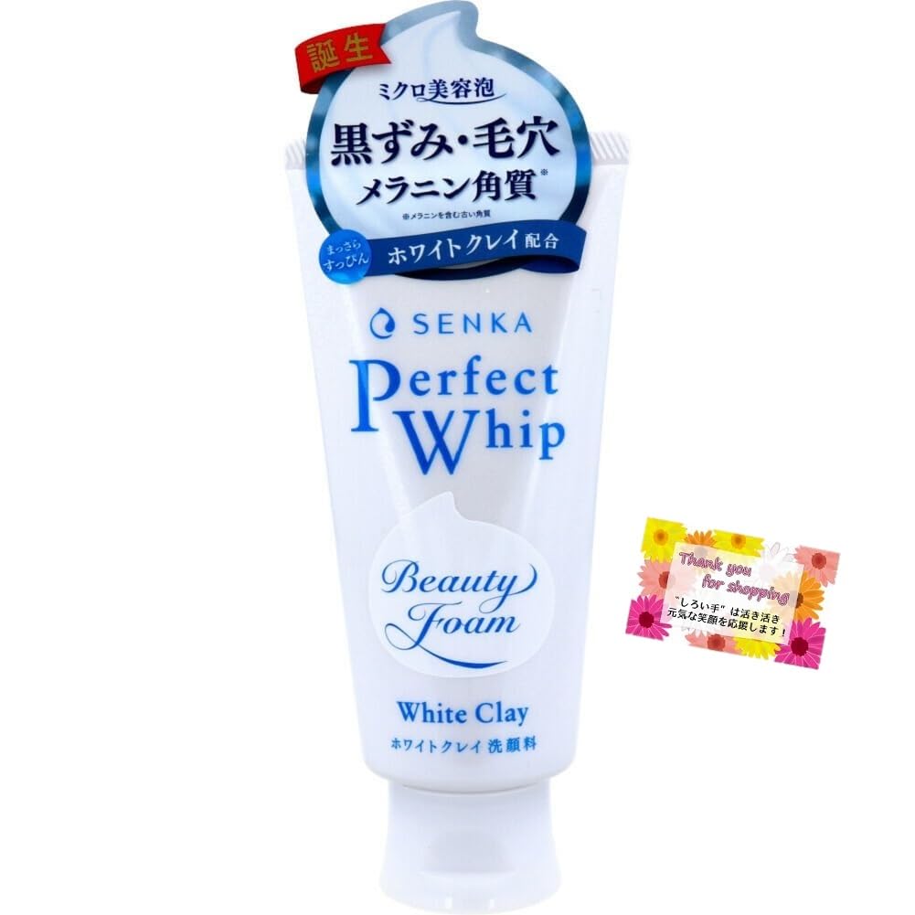 

пробка адсорбционная Senka Perfect Whip Удаляет белый кремовый меланин Цветочный аромат 120 г [Средство для умывания/очищения лица, удаление черных точек/очистка кератина]