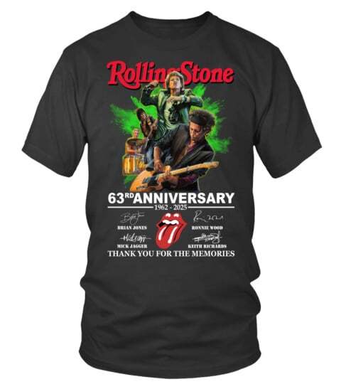 The Rol.Lin.G St.On.Es 1962-2025 Thank You For The Memories T-Shirt Unisex T-Shirt S