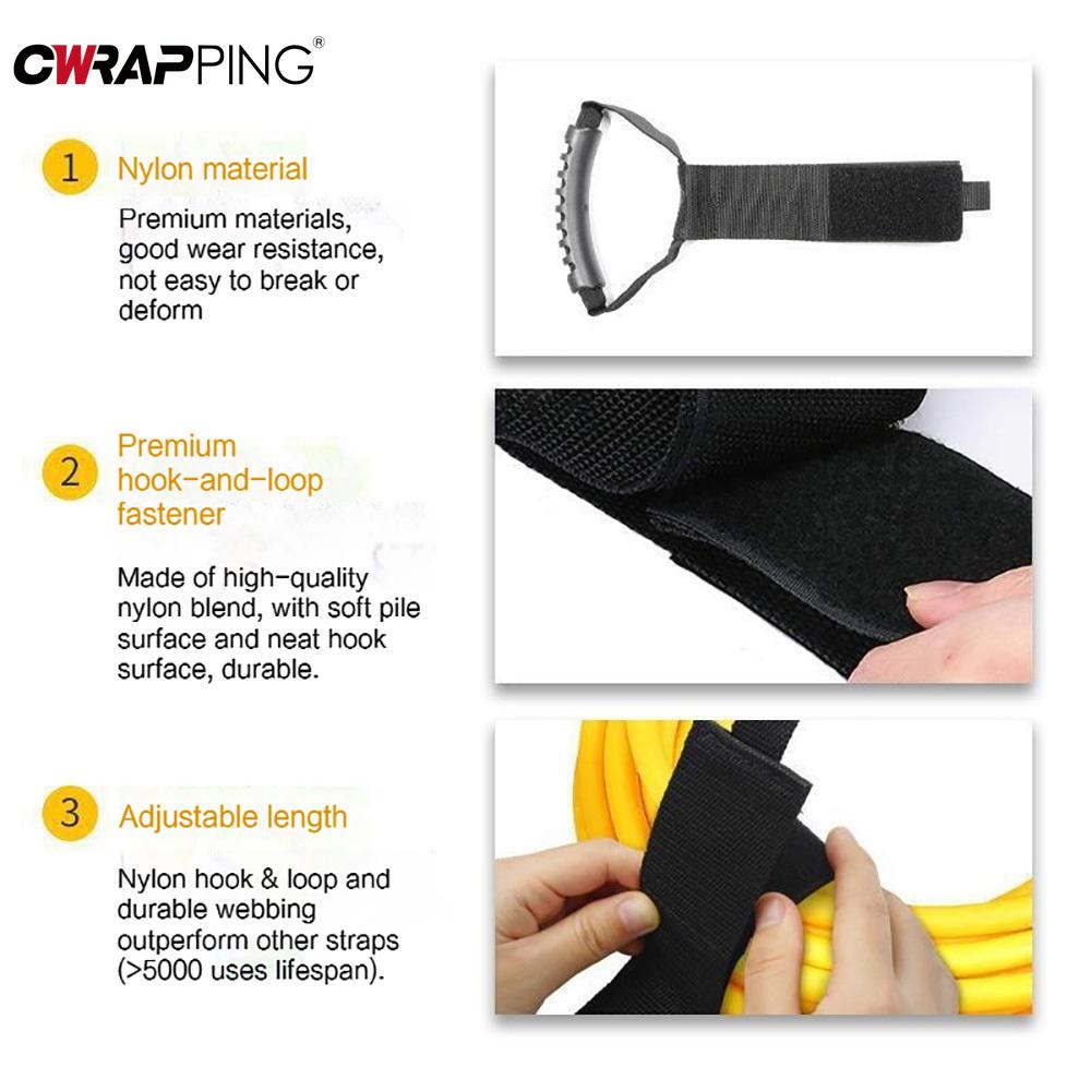 Hand-held Handle Heavy Strap Heavy Storage Strap Warehouse Garage Cable Storage Storage Ribbon Cable Tie Tools for RV Accessorie