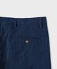 PANICALE Glen Check Slim Fit Cotton Pants [Navy]