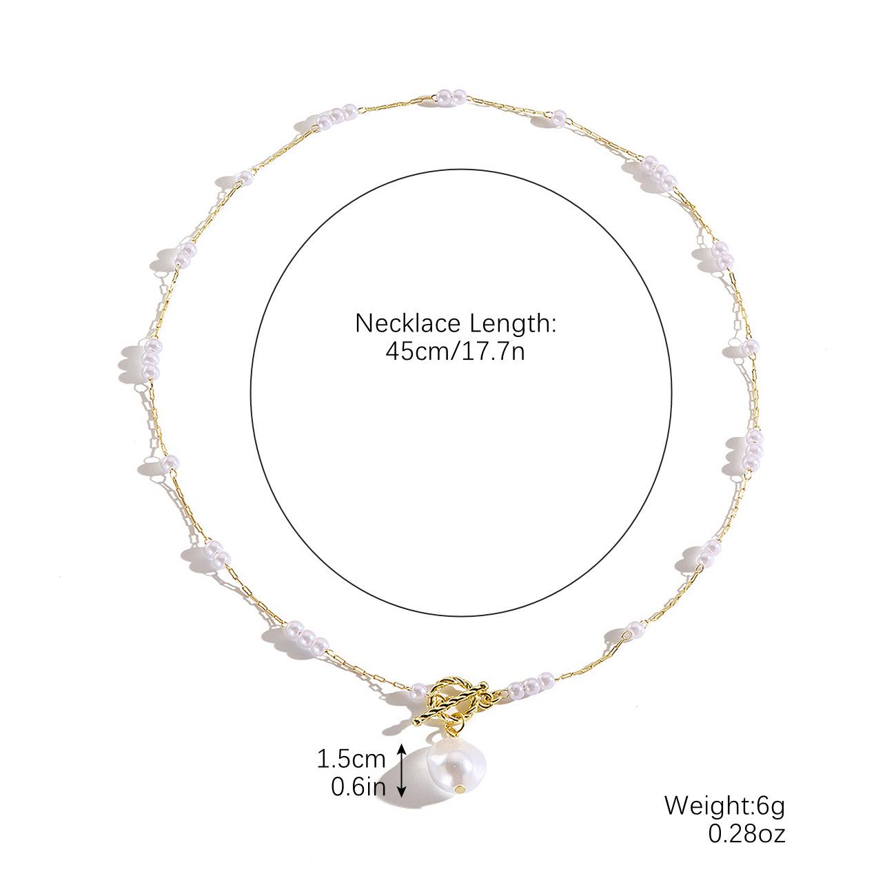 

Взрывное многослойное жемчужное ожерелье Ювелирное украшение Подарок на День матери Ожерелье из барочного жемчуга