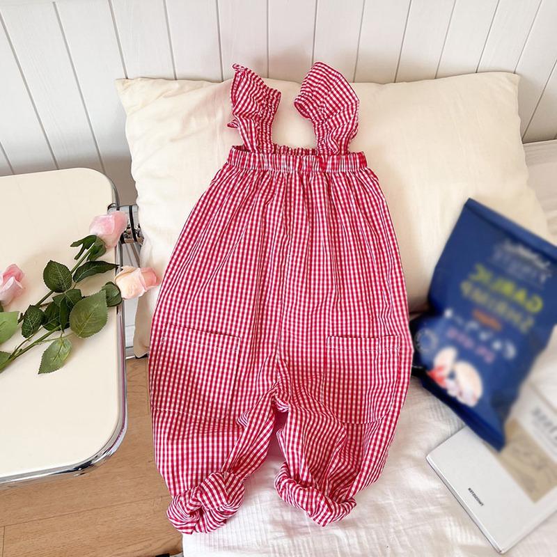 Dětská Dívčí kombinéza Dětská kombinéza Romper Overal Harem Pants 3-8T