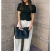 New Summer Women's Clothing, Versatile Short-sleeved Shirts for Commuting, Elegant Cardigan Tops