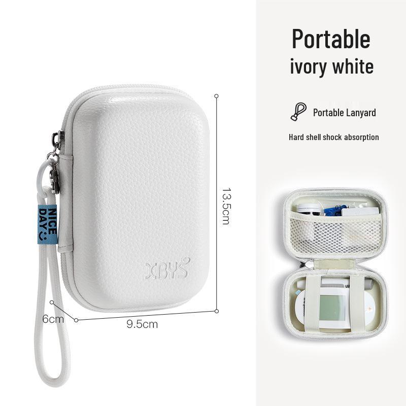Portable Sugar Meter Storage Pouch for Roche, Sannuo, Yuyue, and Ou Blood Glucose Meters