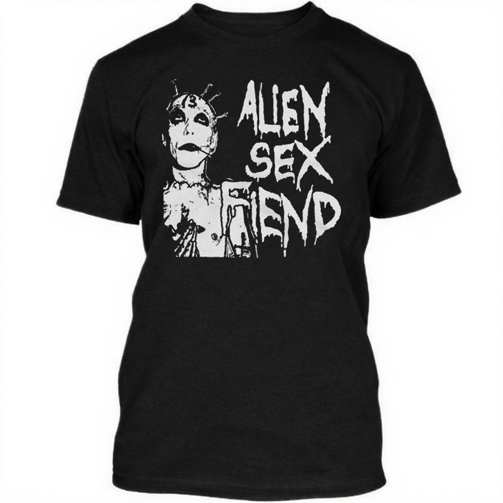 Alien Sex Fiend T-Shirt Virgin Prunes Christian Death Sisters Unisex Tees Fit Sweatshirt for Daily Wear Short Sleeve T-shirts