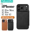 Nillkin für Apple iPhone 17 Pro Max Air Handyhülle Luxus-Wallet Business-Stil mit Kartenfach Handytaschen Rückseite
