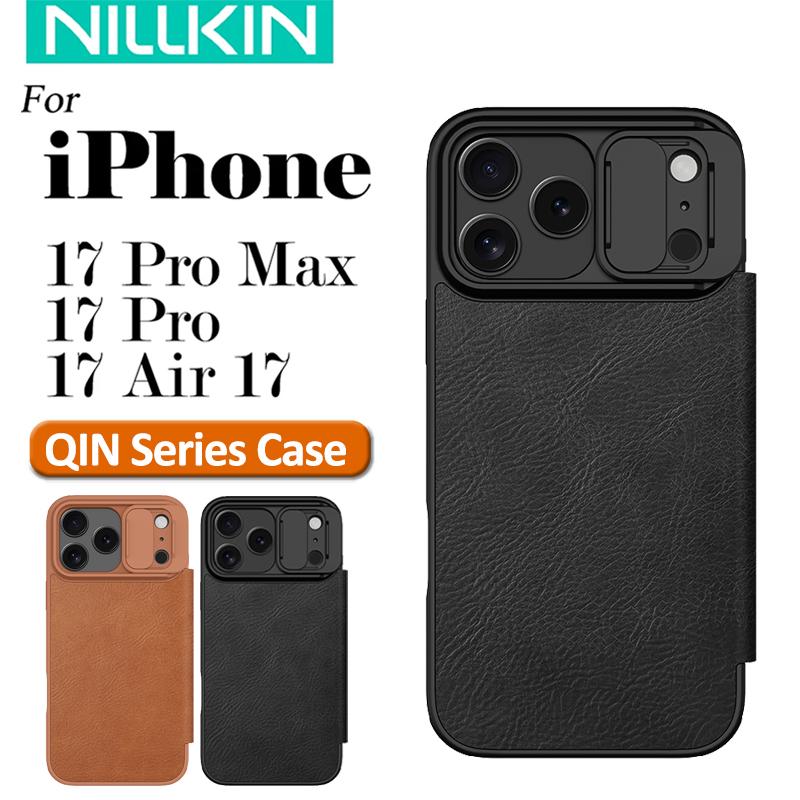 Nillkin pre Apple iPhone 17 Pro Max Air Puzdro na telefón Luxusná peňaženka Obchodný štýl s priehradkou na karty Tašky na telefón Zadný kryt