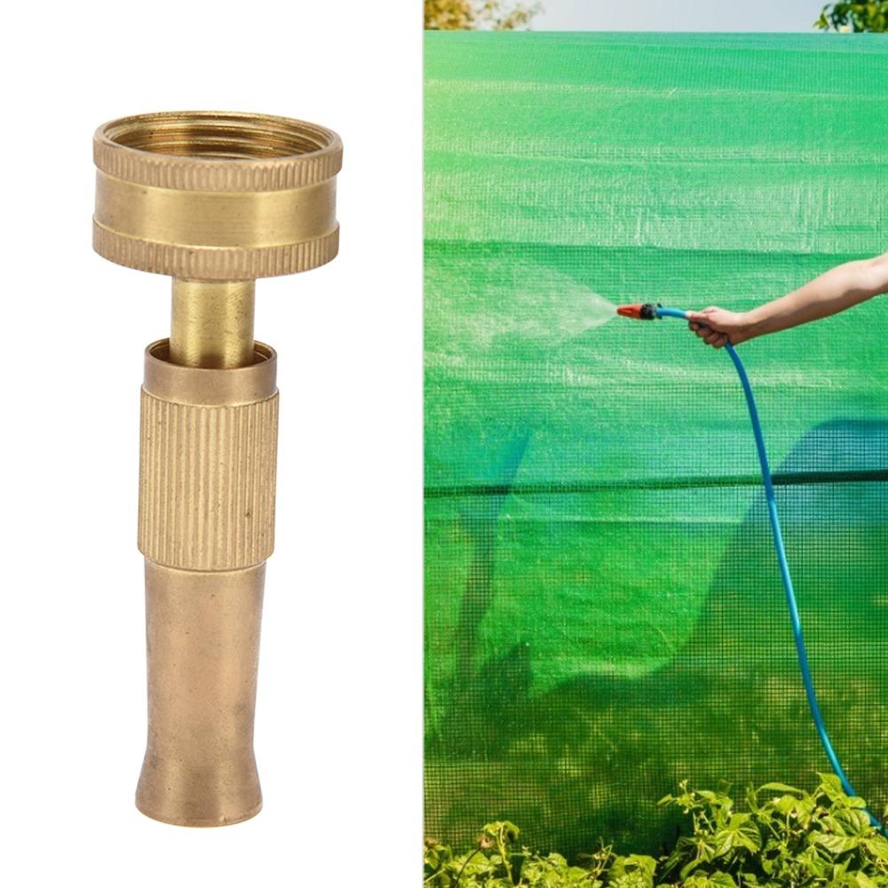 3pcs Solid Brass Adjustable Twist Nozzle Female Thread End Garden Hose Sprayer Garden Watering