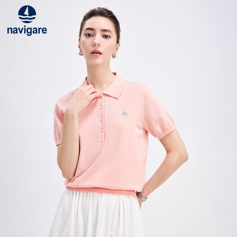Navigare Women s Knit Polo T-shirt M