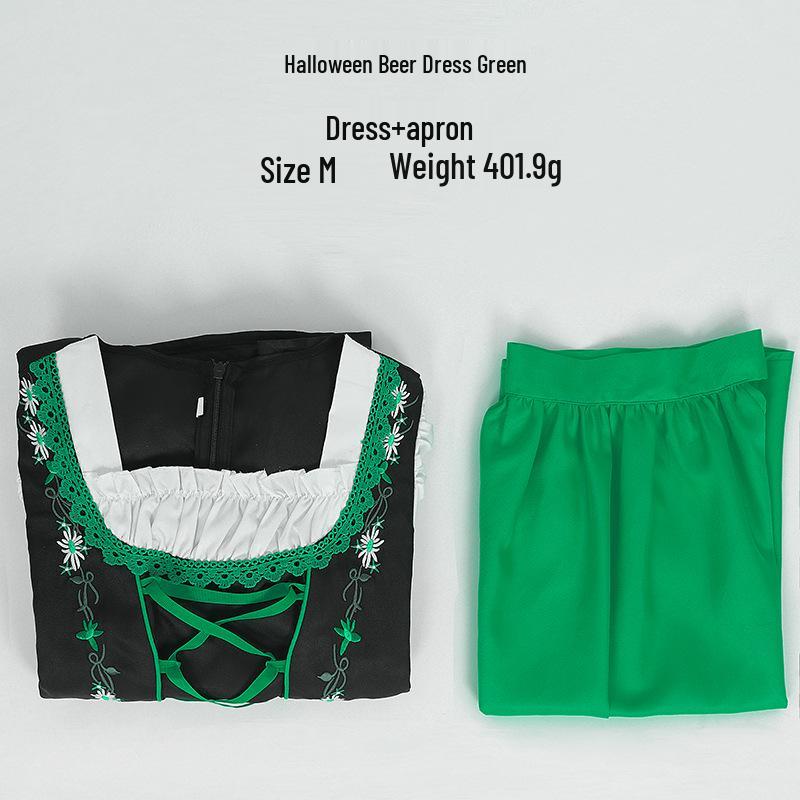 

Munich Beer Festival Halloween Cosplay Embroidered Skirt Costume 2XL