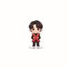 BTS TXEINVF Niedlicher Cartoon Acryl-Aufsteller, Bangtan Boys Cartoon-Figuren-Display mit Buchstaben, Kpop ARMY Fans Schreibtischdekoration