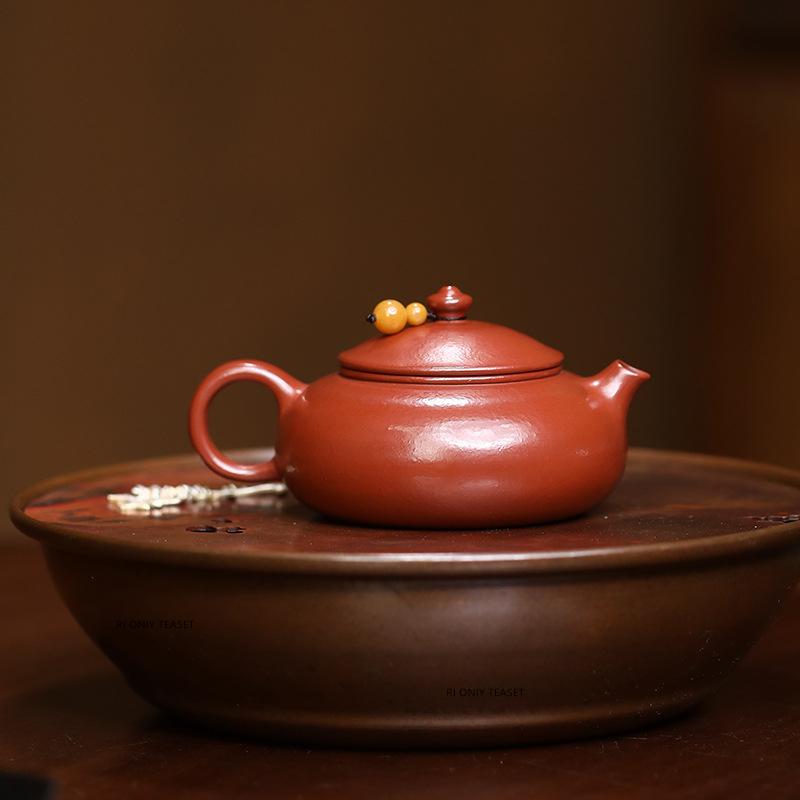 100ml Yixing Purple Clay Teapots Small Capacity Handmade Tea Pot Beauty Tea Infuser Kettle Chinese Raw Ore Zisha Tea Set Teaware